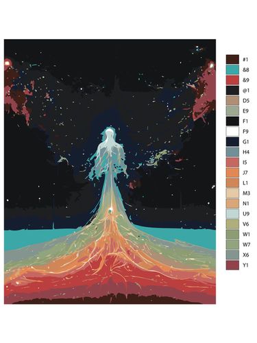 Картина по номерам "Полёт души" ARTR87, 12900000 UZS