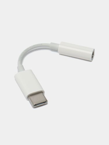 Аудио адаптер для наушников USB-C на 3.5 мм разъем, Белый, в Узбекистане