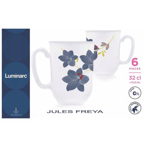 Набор кружек Luminarc JULES FREYA MUG 32 RA6/B6 P6557, 6 шт