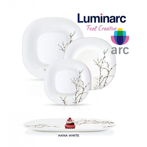 Столовой сервиз Luminarc Carine HANNA WHITE N2313, 19 шт