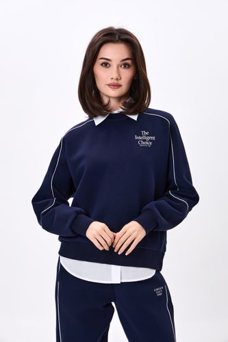 Женский свитшот Terra Pro AW24WES-21040, Navy, O'zbekistonda