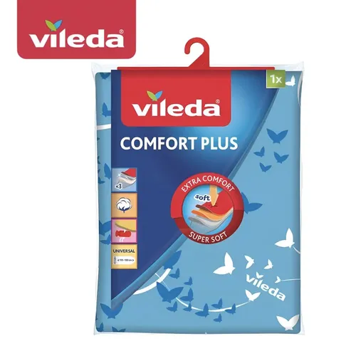 Сменный чехол для гладильной доски Vileda Comfort Plus 163255, Синий