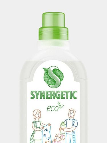 Пятновыводитель универсальный для всех видов тканей от Synergetic, 1 л, в Узбекистане