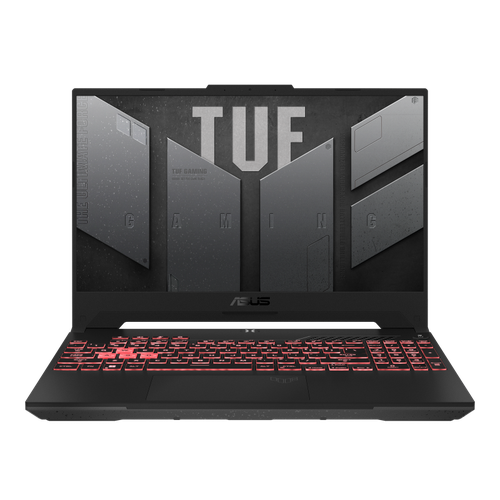 Noutbuk Asus Tuf Gaming A15 FA507R | AMD Ryzen-7 6800H | 16GB DDR5 | SSD 512 GB | RTX 3060 6Gb 140W | FHD WV 144Hz, qora