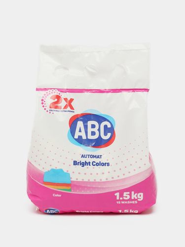 Стиральный порошок ABC Bright Colors, автомат, 1.5 кг