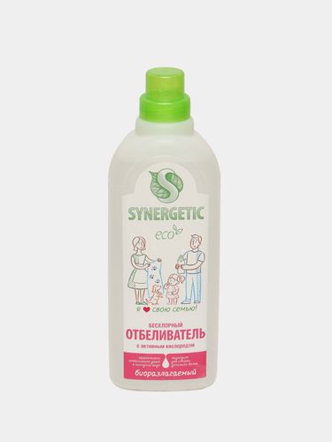 Отбеливатель для белья Synergetic, 1 л