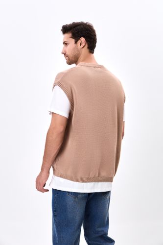 Kalta uzunlikdagi jiletka Terra Pro AW24CR1-32-20814, Beige, foto