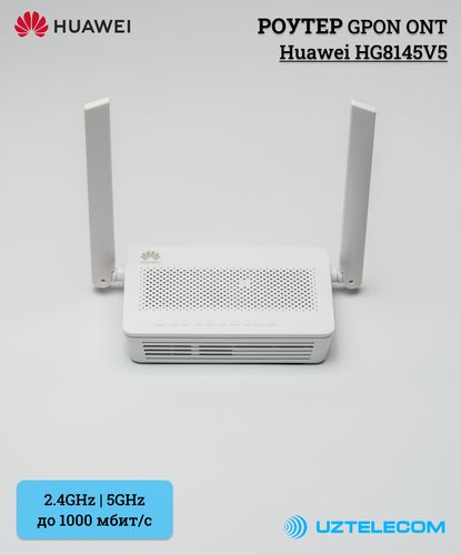 GPON ONT Wi-Fi router 5 Huawei HG8145V5 Original, Uztelecom, Uzonline uchun mos