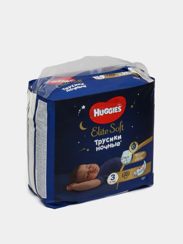 Детские подгузники трусики ночные HUGGIES ELITE SOFT (3), 23 шт, купить недорого