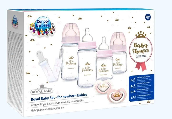 Комплект для новорожденных Canpol Babies Royal Baby для девочек, 0+