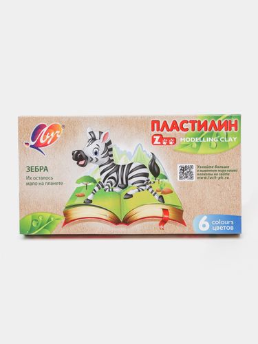 Мягкий пластилин для детей Луч ZOO 2264331