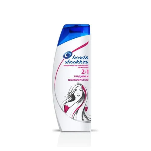 Шампунь Head & Shoulders 2в1 Гладкие и шелковистые, 400 мл