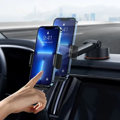 Автомобильный держатель Baseus Easy Control Clamp Car Mount Holder Pro, Черный, arzon