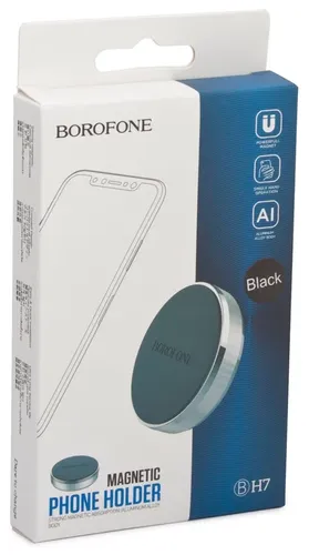 Автомобильный держатель Borofone BH7 Magnetic, Черный