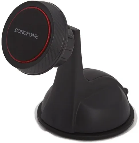 Автомобильный держатель Borofone BH14 Suction cup Magnetic, Черный