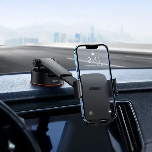 Автомобильный держатель Baseus Easy Control Clamp Car Mount Holder Pro, Черный, купить недорого