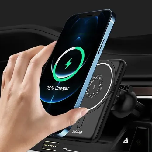 Автомобильный держатель KAKUSIGA KSC-210 KAIXUAN wireless charging Infrared, Черный, в Узбекистане