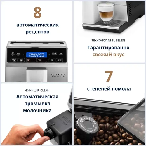 Кофемашина автоматическая DeLonghi DL ETAM29.660.SB, Серый, фото