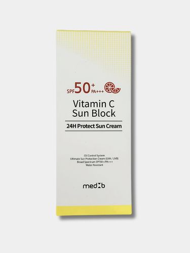 Солнцезащитный крем MEDB Vitamin C 24H Protect Sun Cream SPF50+/ PA++++, 70 г, купить недорого