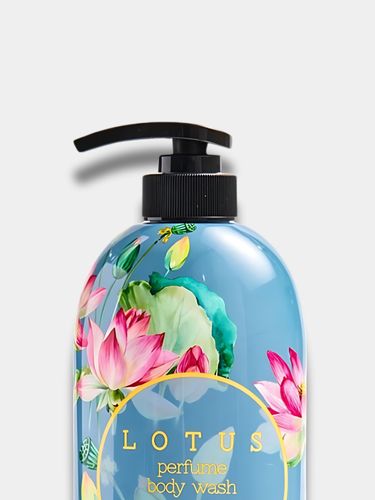 Парфюмерный гель для душа Jigott Lotus Perfume Body Wash, 750 мл, купить недорого