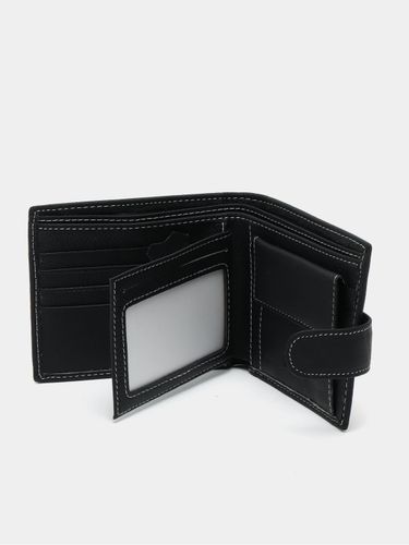 Кошелек мужской Genuine Leather Pocket Wallet PG-1009012, Черный, фото