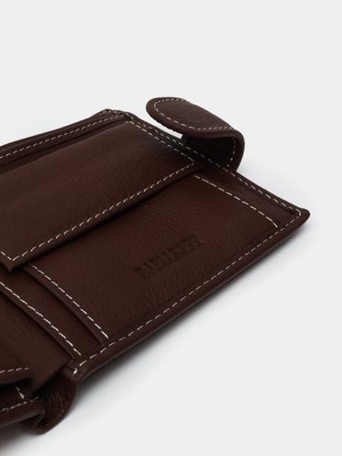 Кошелек мужской Genuine Leather Pocket Wallet PG-1009013, Коричневый, купить недорого