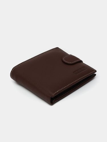 Кошелек мужской Genuine Leather Pocket Wallet PG-1009013, Коричневый