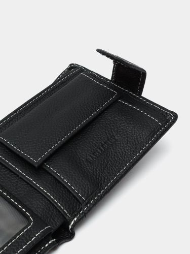 Кошелек мужской Genuine Leather Pocket Wallet PG-1009012, Черный, купить недорого