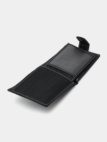 Кошелек мужской Genuine Leather Pocket Wallet PG-1009012, Черный, 17500000 UZS