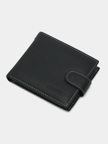 Кошелек мужской Genuine Leather Pocket Wallet PG-1009012, Черный, в Узбекистане