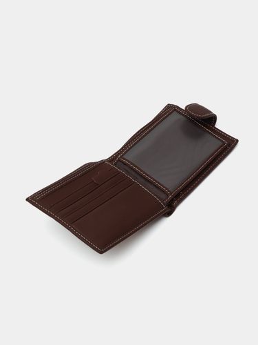 Кошелек мужской Genuine Leather Pocket Wallet PG-1009013, Коричневый, в Узбекистане