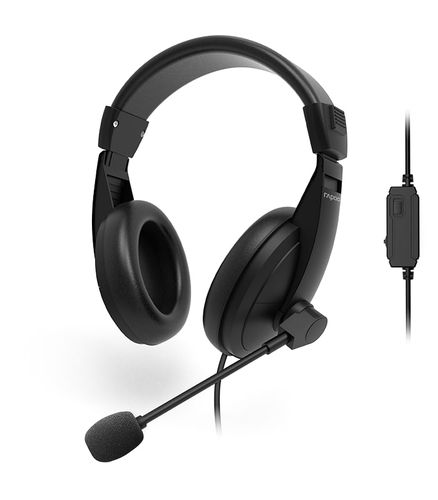 Проводные наушники Rapoo H150S, Черный