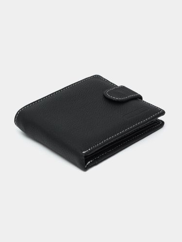 Кошелек мужской Genuine Leather Pocket Wallet PG-1009012, Черный