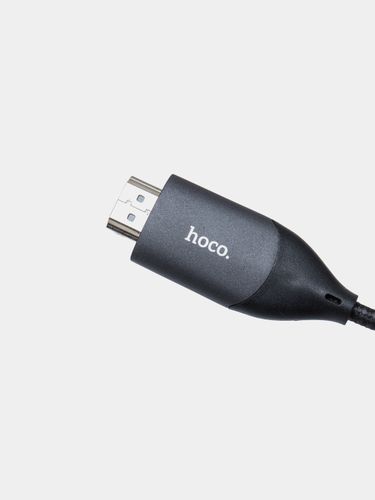 Кабель переходник Hoco UA16 Type-C HDMI 4 K 2 м, Черный, купить недорого