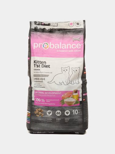 Корм сухой для котят ProBalance Kitten 1'st Diet с цыпленком, 10 кг