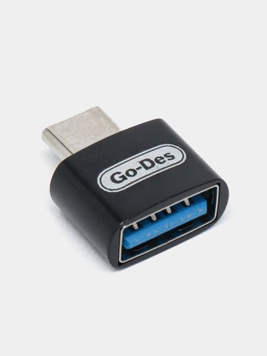 Автомобильная мини-флешка Go-Des USB 64 GB, Черный, купить недорого