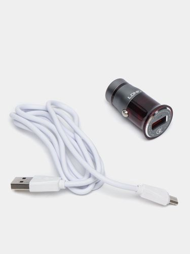 Автомобильное зарядное устройство Ldnio DL-C304Q QC3.0 18W Micro usb, Черный