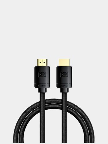 Кабель HDMI Baseus 8K 60 Гц поддерживает HDR10, 1 м, Черный, в Узбекистане