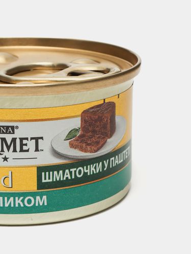 Влажный консервированный корм для кошек Purina Gourmet Gold с кроликом, 85 гр, фото