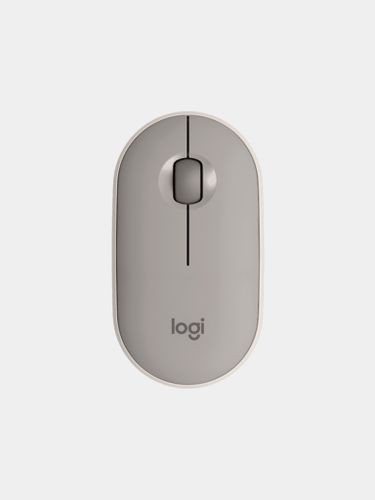 Беспроводная мышь Logitech Pebble M350, Бежевый меланж