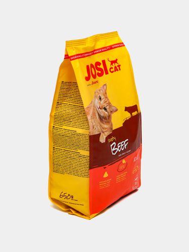 Сухой корм для взрослых кошек с говядиной JosiCat Tasty Beef, 650 гр