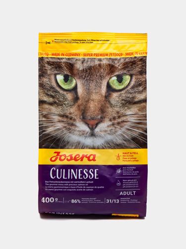 Cухой корм для привередливых кошек Josera Culinesse c лососем, 400 гр