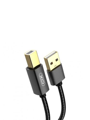 Кабель для принтера XO USB-A to USB-B, Черный, в Узбекистане