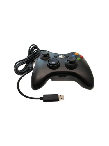 Игровой проводной контроллер Xbox 360 USB controller, Черный, фото