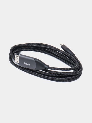 Кабель переходник Hoco UA16 Type-C HDMI 4 K 2 м, Черный