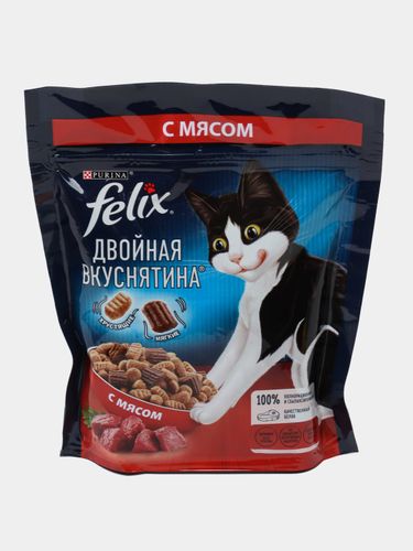 Корм для кошек Felix Двойная вкуснятина с мясом, 200 гр, в Узбекистане