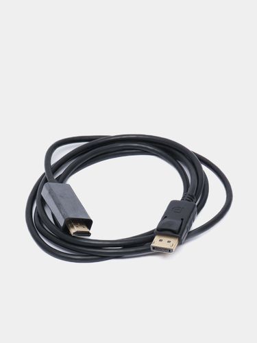 Однонаправленный дисплейный кабель DisplayPort-HDMI DZ-201, Черный, купить недорого