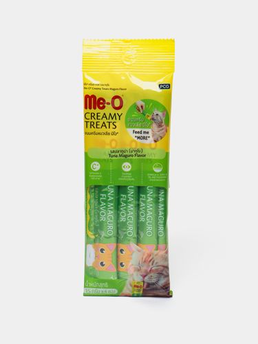 Лакомство для кошек Me-O Maguro Creamy Treats Крем из тунца, 60 гр