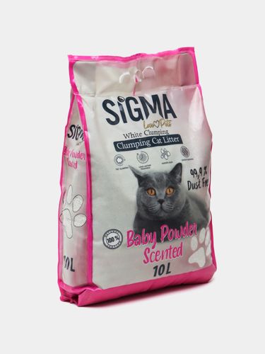 Наполнитель для кошек Sigma Baby Powder Scented, 10 л