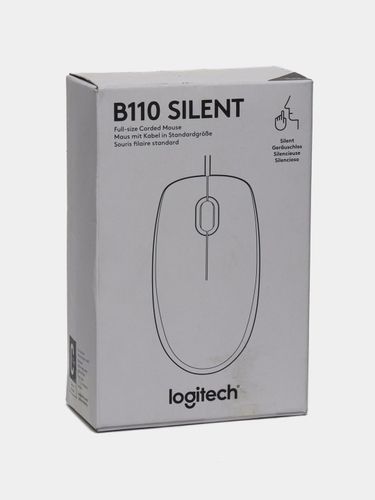 Мышь Logitech B110, Черный, в Узбекистане